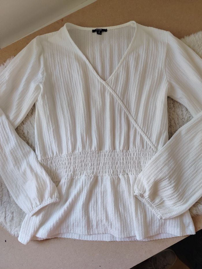 Haut Kiabi blanc