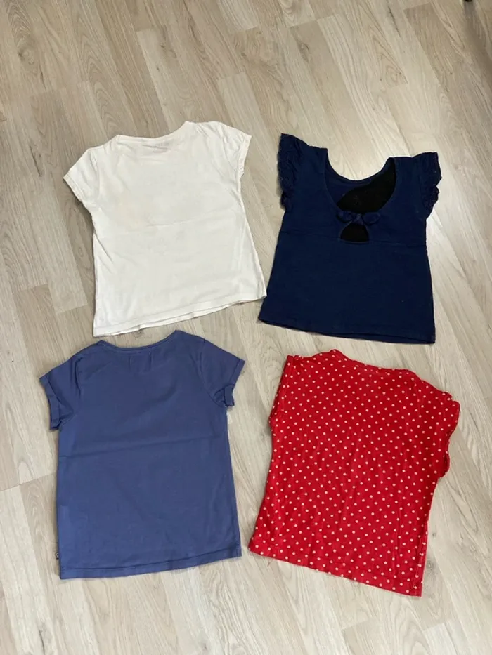 Lot de 4 t-shirts à manches courtes Taille 5 ans - photo numéro 8