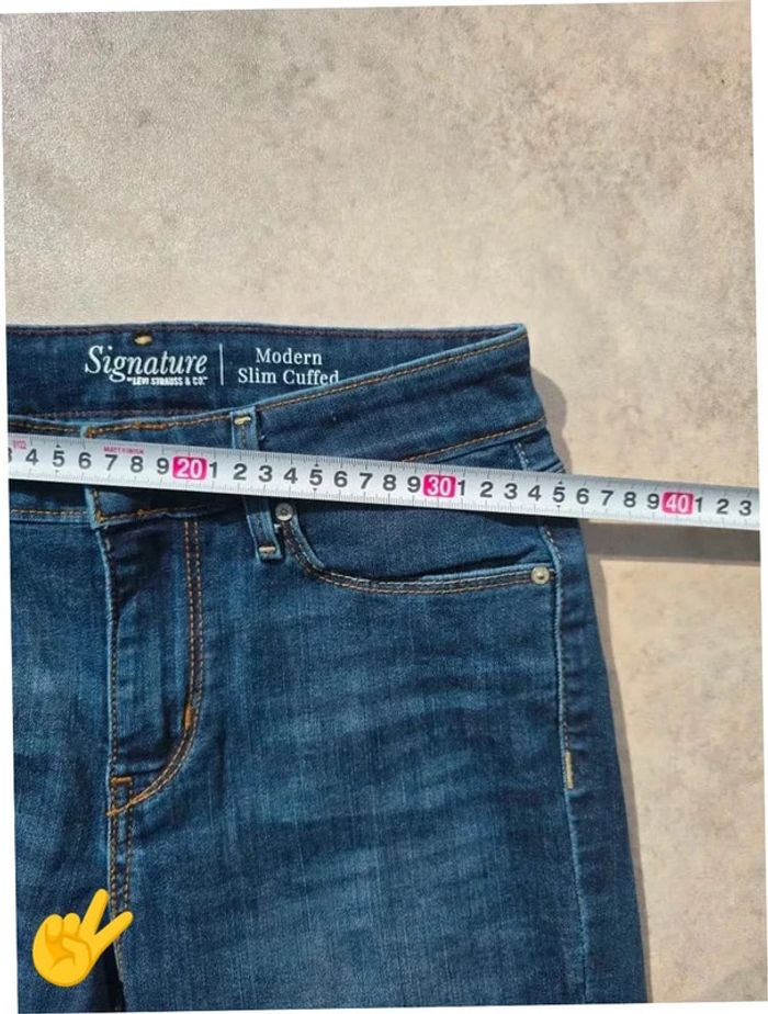 Jeans Levi's signature W26|FR36  coupe skinny bleu marine Femme-Women pan355 - photo numéro 4