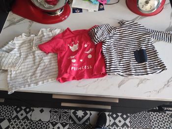 Lot de 3 t shirt bébé manches longues t 12 18 mois