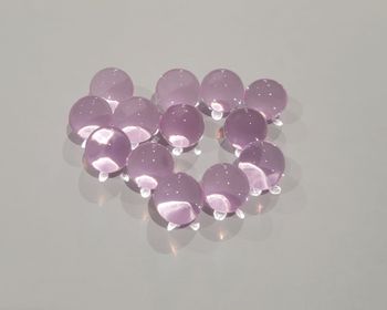 perles d'eau coloris rose clair decoration vase