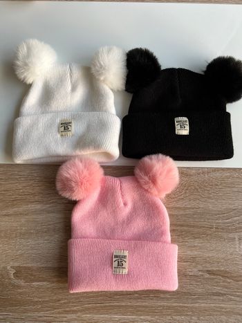 Lot bonnet 6-12 mois