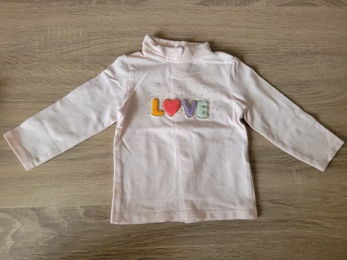 Lot de 3 sous-pulls fille en 9 mois - photo numéro 12