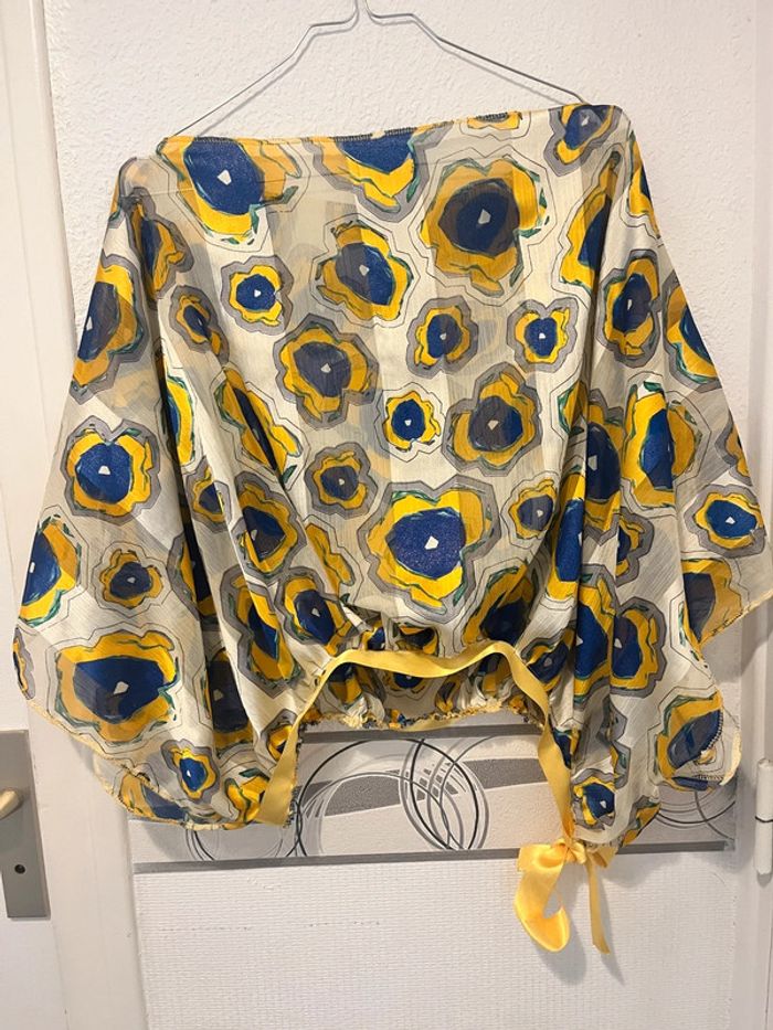 Top voilage motif wax - photo numéro 5