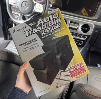 Lot de 2 Poubelles de Voiture Cintog – Auto Trash Bin 2-Pack Neuf