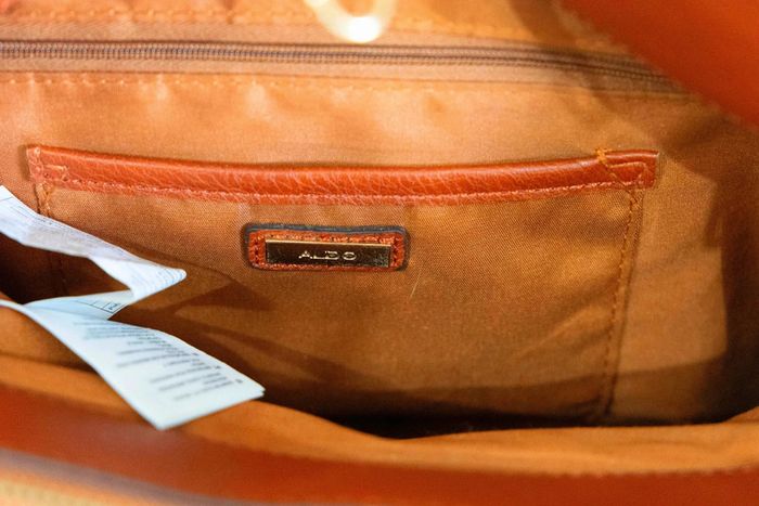 Sac Aldo Cuir marron ( Quelques défauts d'usure) - photo numéro 7