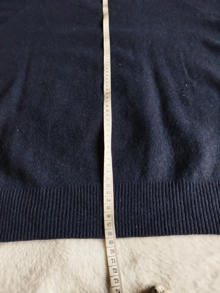 Pull marine col V Robe di Kappa 100% laine - photo numéro 6