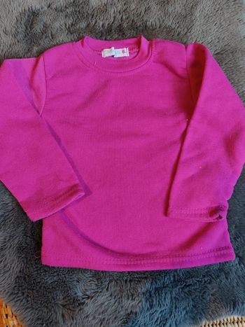 Pull chaud rose 6 ans