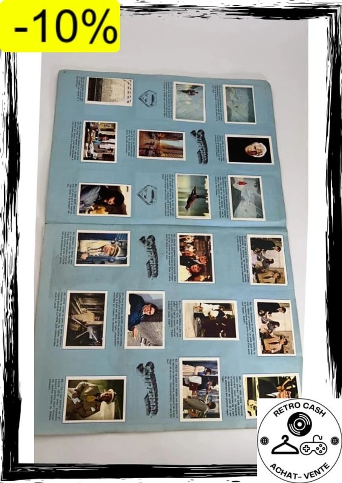 Superman The Movie - album collecteur de vignettes complet - ageducatifs - style PANINI - photo numéro 15