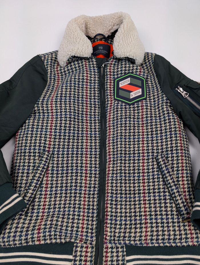 Superbe Blouson / Bomber Scotch & Soda - 10 ans (140cm) - Col moumoute - photo numéro 2