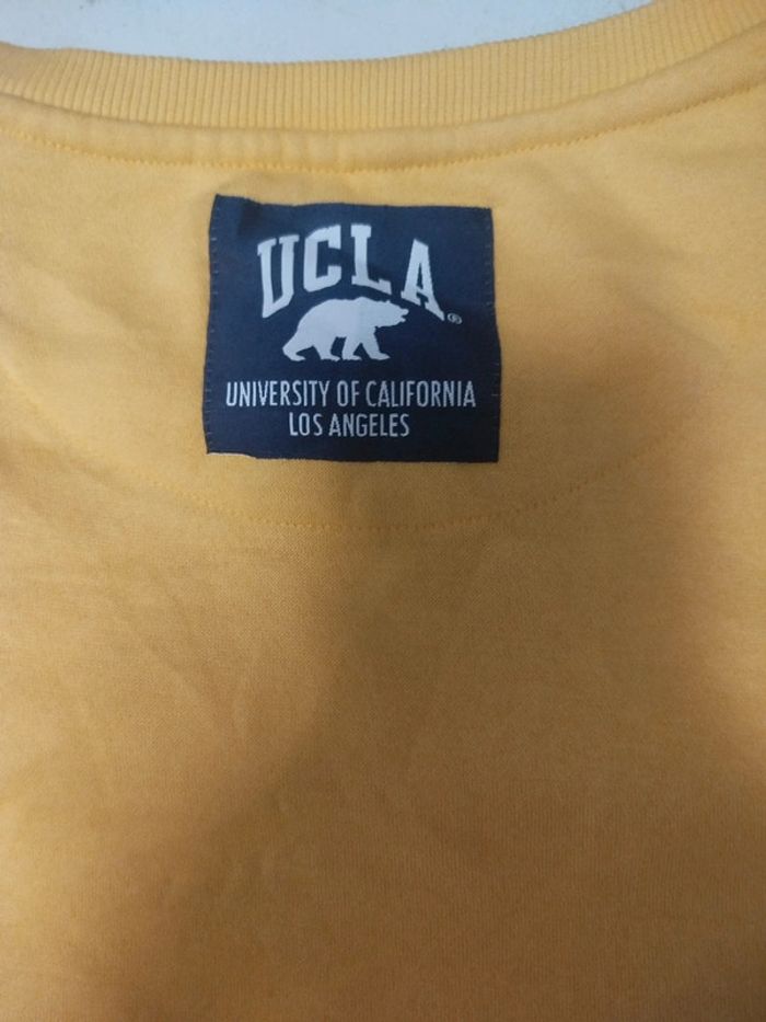 Sweatshirt jaune universitaire officiel UCLA - Taille M - photo numéro 3