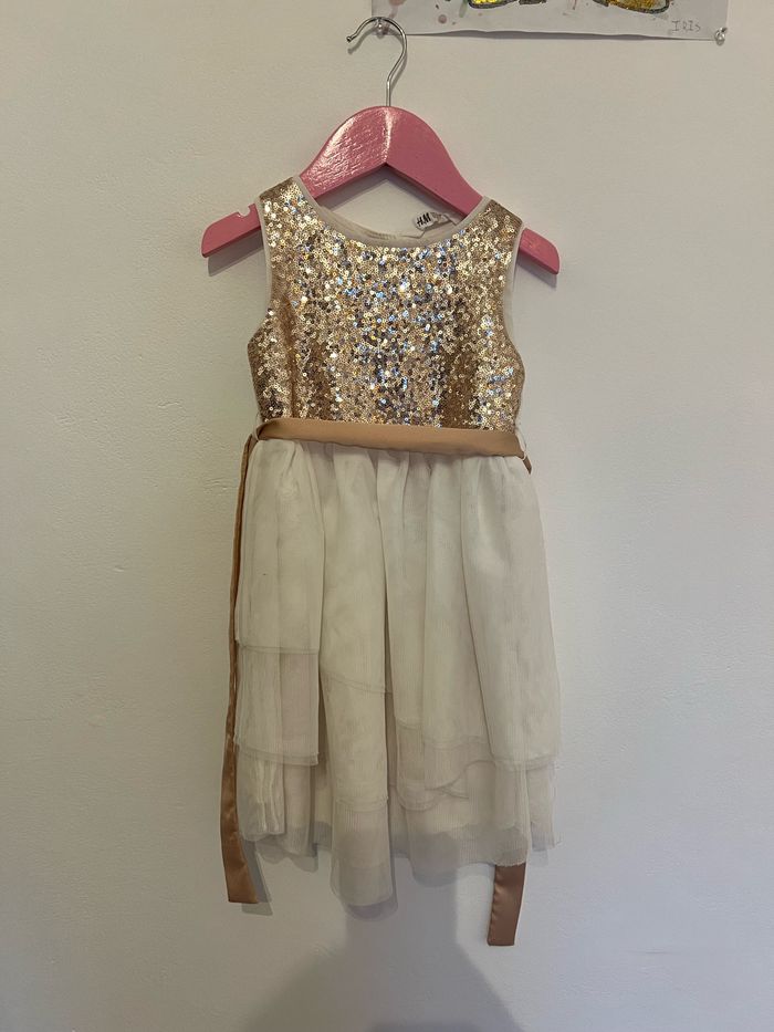 Robe tulle sequin