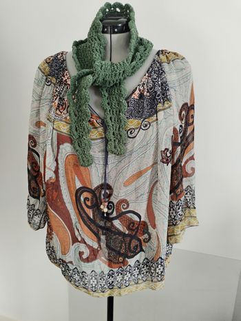 Haut fluide cassis taille 46 