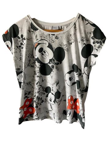 T-shirt imprimé femme Disney Mickey Minnie Taille M