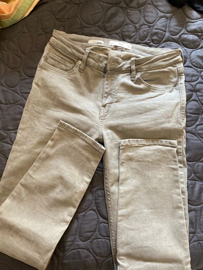Jean gris clair mango