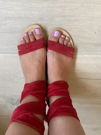 Sandales Promod à nouer