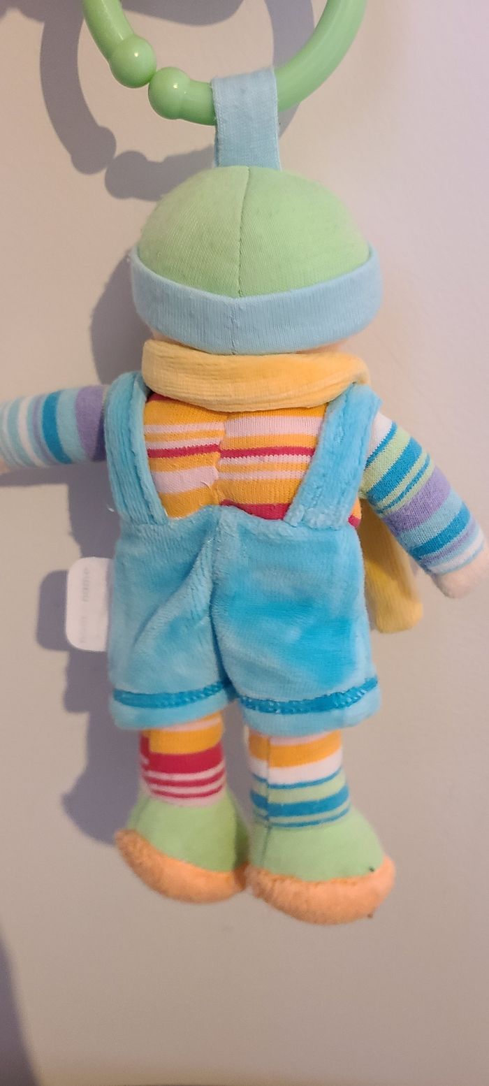 Hochet Baby corolle Arc-en-ciel bleu garçon - photo numéro 4