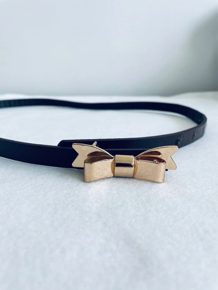 🎀 Ceinture Fine.femme.Marron. Noeud. Taille 94 cm. 36/40. - photo numéro 7