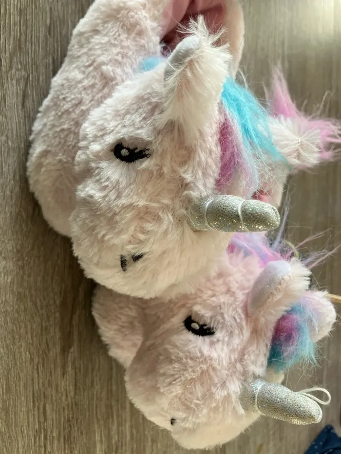 Pantoufles licorne - photo numéro 2