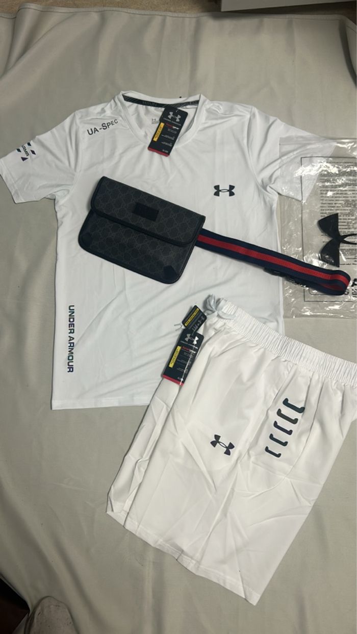 Emsemble short t-shirt Under Armour - photo numéro 2