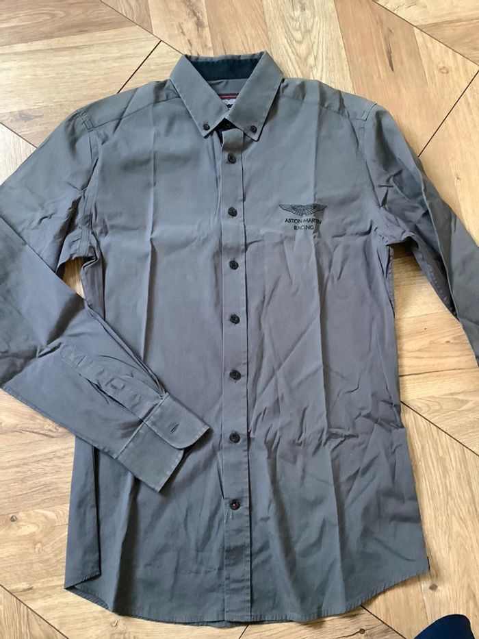 Chemise grise Hackett aston martin racing taille S
