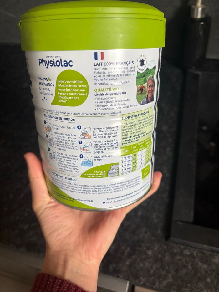 Lait 1er âge - photo numéro 2