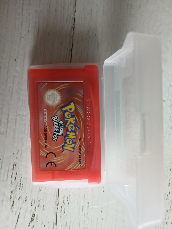 Lot Cartmod Pack Français Pokémon GBA 5 Jeux Rubis, Saphir, RF, VF, Emeraude Lire l'annonce - photo numéro 3
