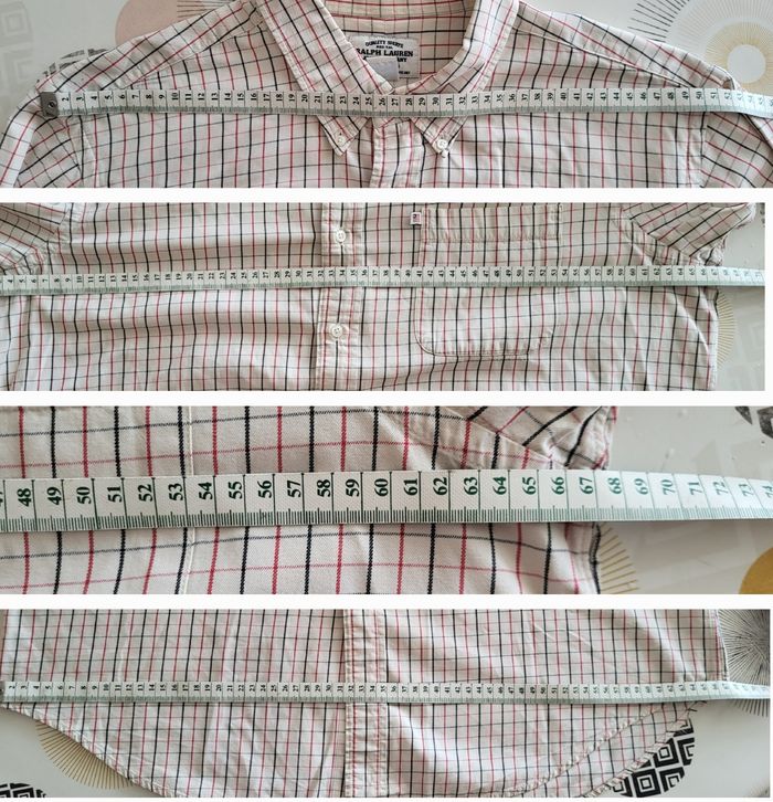 Ralph Lauren Jeans Company Chemise ML T2XL/TFr44 - Carreaux-Coupe Large&Droite-Vintage 100%Coton - photo numéro 4