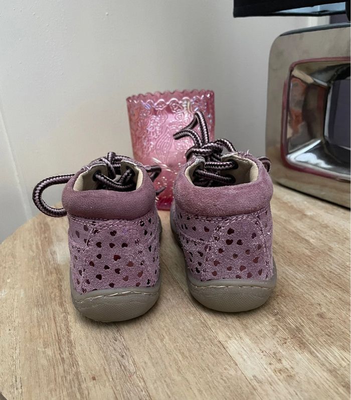 Bottines rose cuir - photo numéro 4