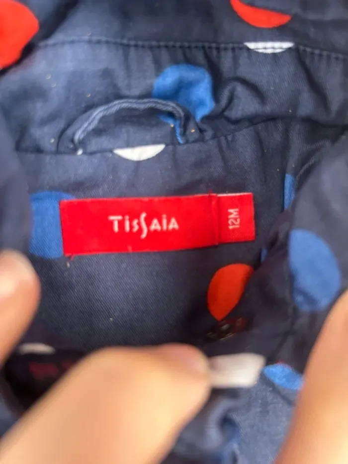 Manteau type imperméable à capuche fille - 12 mois - Tissaia - photo numéro 2