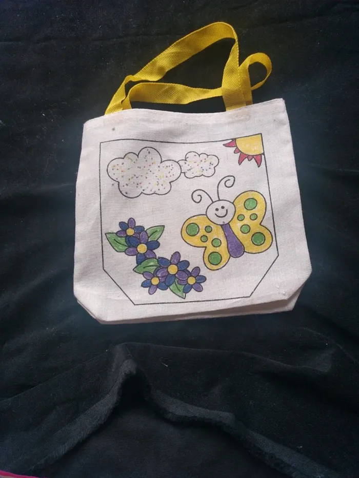 Petit sac Enfantin en toile de jute