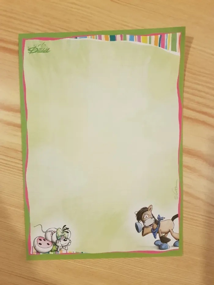 Feuille A6 diddl 🔄n°190 - photo numéro 2