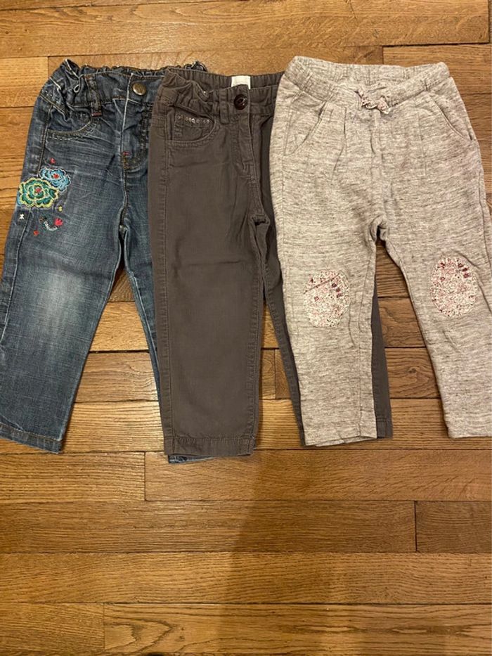 Lot de pantalons 2/3 ans