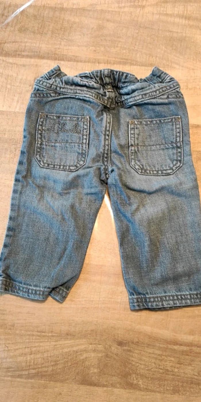 Lot de 2 pantalons + 2 hauts manches longues rayés bleus - photo numéro 14