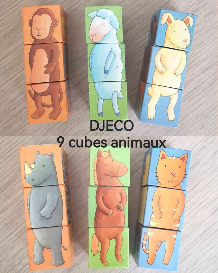 Cubes animaux