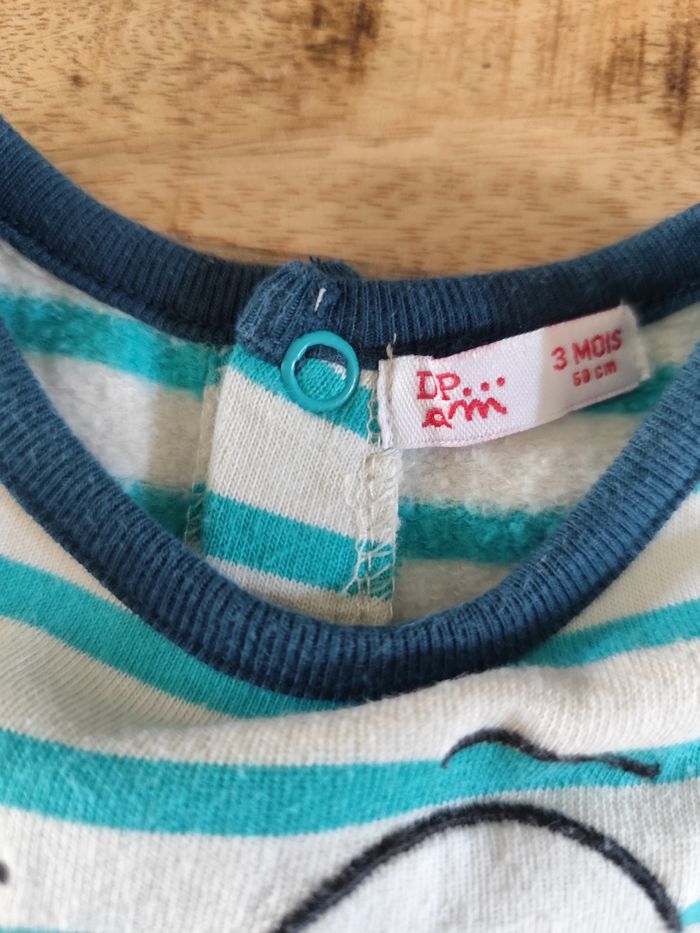 Pyjama DPAM 3 mois - photo numéro 2