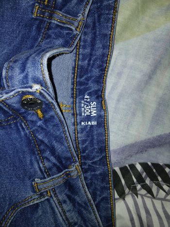 Jeans slim bleu 