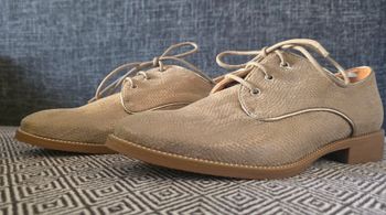 Derby Eram - Beige paillettes chic Taille 37