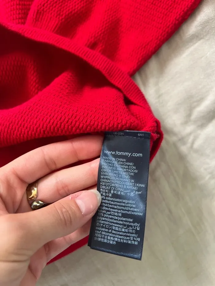 Pull rouge tommy hilfiger - photo numéro 3