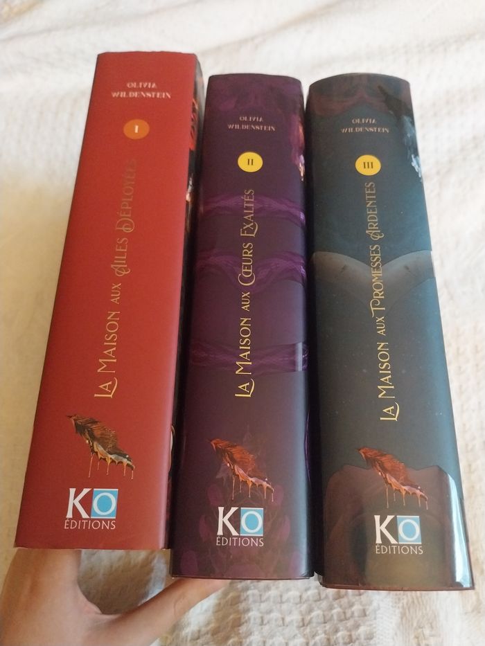 Romans Le Royaume des Corbeaux tomes 1 à 3 Reliés Collectors Olivia Wilderstein Korrigan - photo numéro 9