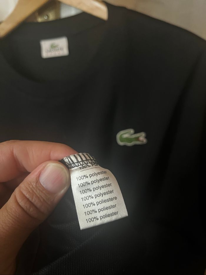 Polo Lacoste Sport noir - Taille 7 ou XXL - photo numéro 3