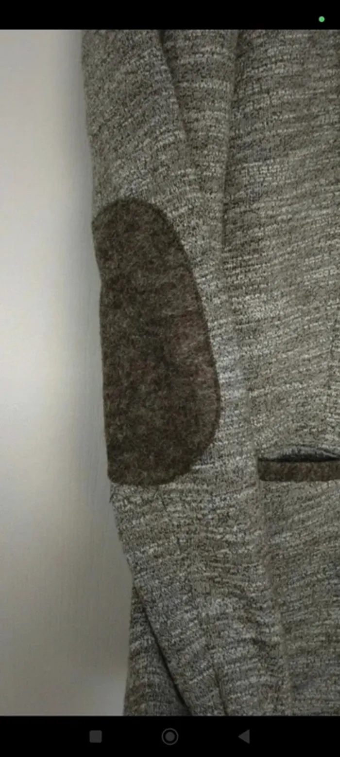 Veste blazer gris chiné Zara XS - photo numéro 4