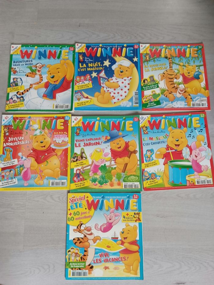 Lot de 7 magazines enfant Winnie