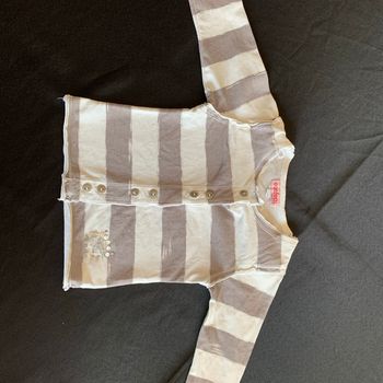 T-shirt paillettes 6/9 mois