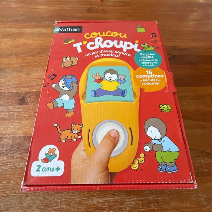 Nathan coucou t’choupi jeu d’éveil, sonore et musical