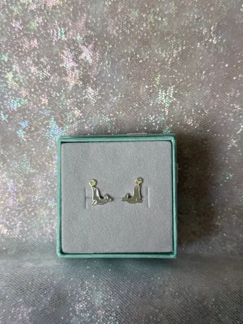 Boucles d’oreilles phoque