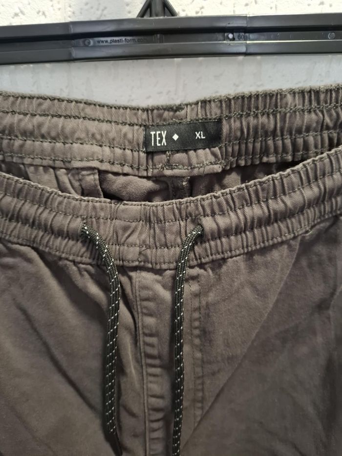 Joli pantalon homme Tex XL large toile gris foncé très bon état - photo numéro 2