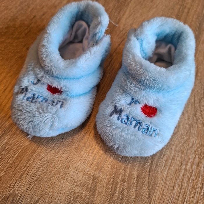 Chausson naissance j'aime maman - photo numéro 2
