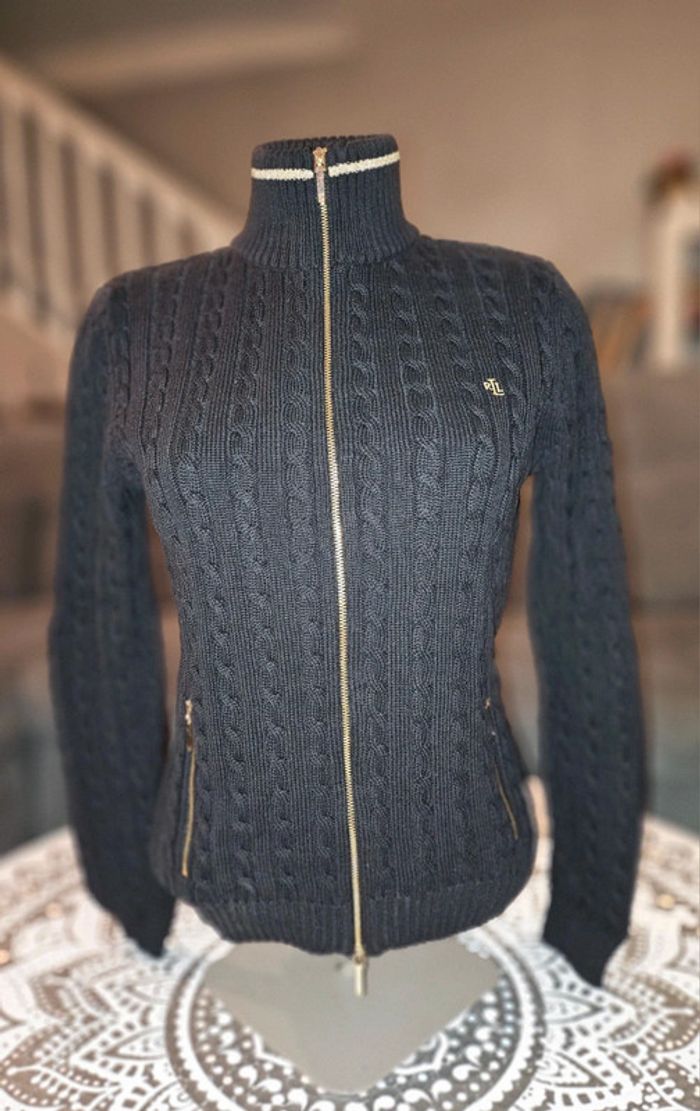 Gilet zippé torsadé Lauren ralph lauren