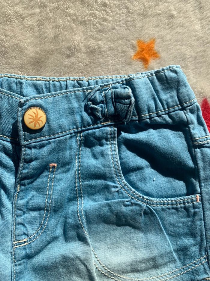 Lot Tee-shirt Terre de Marin et Short Grain de Blé Corail et Bleu 3 Ans - photo numéro 8